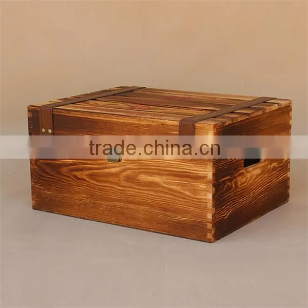 Wholesale Custom Pine Wood Wine Carrier Box photo-3