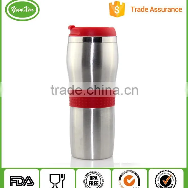 Double Wall Screw Lid Stainless Steel Cup With Silicone Sleeve photo-6