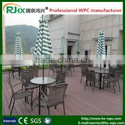 WPC Deck Flooring When Coated Looks Like Real Timber With Cheap Composite Decking photo-4
