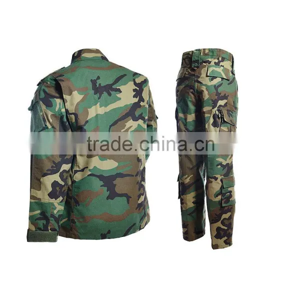 Green Woodland Camouflage Military Pants Army Long Trousers photo-6
