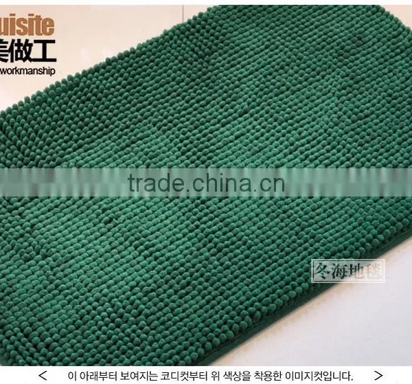 Chenille Floor Mat With Anti Slip Base With Short Pile photo-4