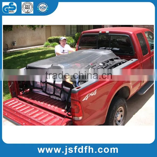 High Capacity Polyester Black Webbing Cargo Net Shipping Cargo Netting For Truck photo-2