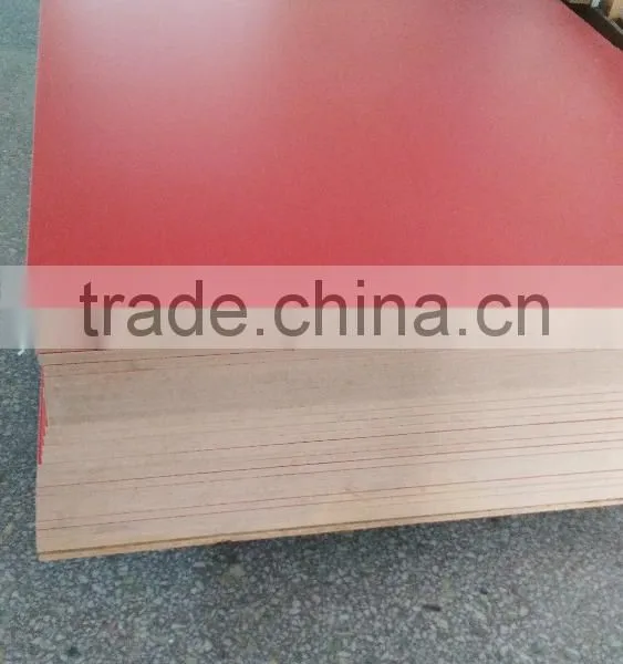 Hot Sale Red Melamine Laminated MDF Board Price photo-3
