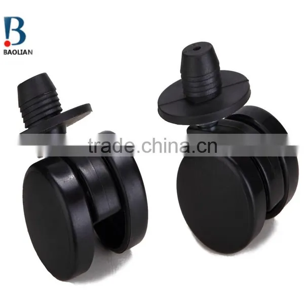 2016 Novelty Sales 30mm Black Nylon Swivel Furniture Twin Plastic Caster Wheels photo-4