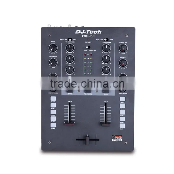 2015 New Products DIF-1M 2 Channel Scratch DJ Mixer DJ Mixer Controller photo-2