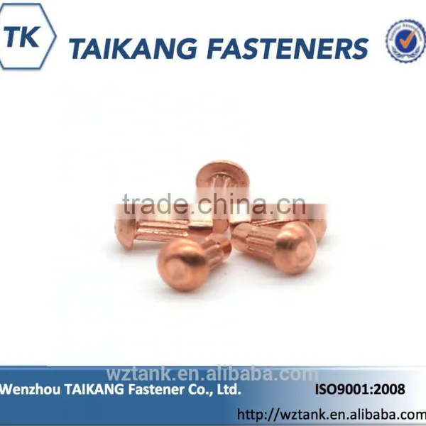 High Quality Made in China Red Copper Rivets for Name Plate