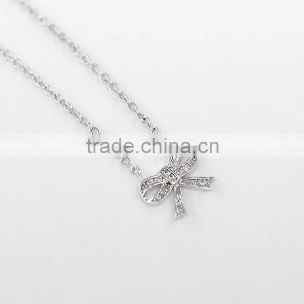 2016 Fashion Butterfly Design Crystal Necklace photo-6