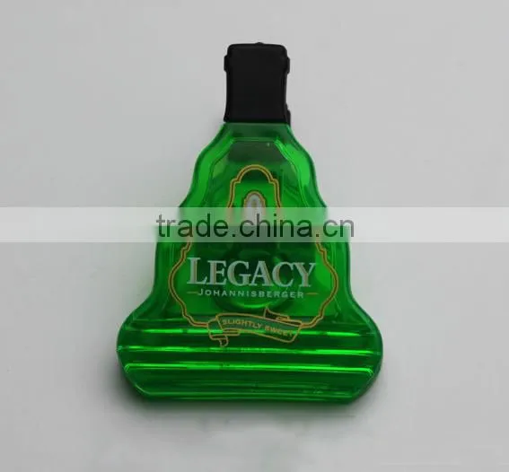 Plastic Light Bulb Shape Magnetic Clip, Plastic Power Clip, Promotional Magnetic Power Clip, PTMC032 photo-2