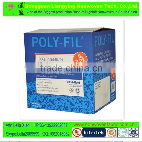 Polyester Fiber Filling and Batting - 5 Pounds - White photo-3