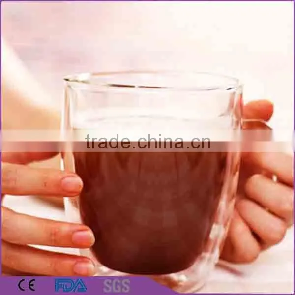 Machine Made 450ml Double Wall Customized Coffee Cup With Handle Quality Choice photo-2