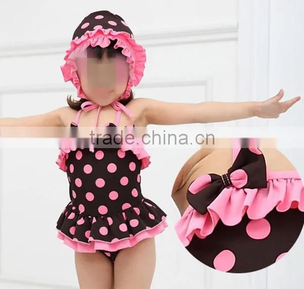 2016 Latest Design Girls UV Cut Swim Set photo-2