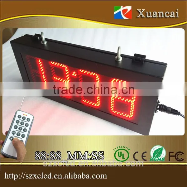 48X21X7CM Outdoor 88:88 RF Remote Controller Eidt Seven Segrment Digital Price Display Board photo-3