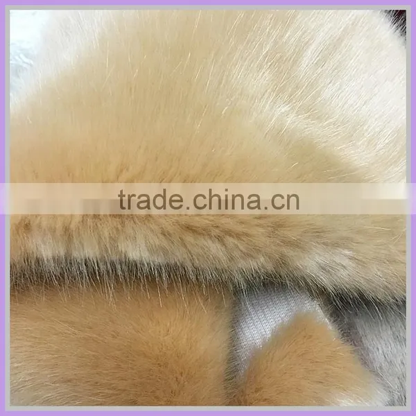 Brown Fur Clothing Fabric Boa Plush China Supplier Fabulous Furs