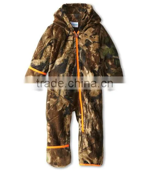 Kids Clothes Baby Boys Warm Winter Polar Fleece Romper For Wholesale photo-3