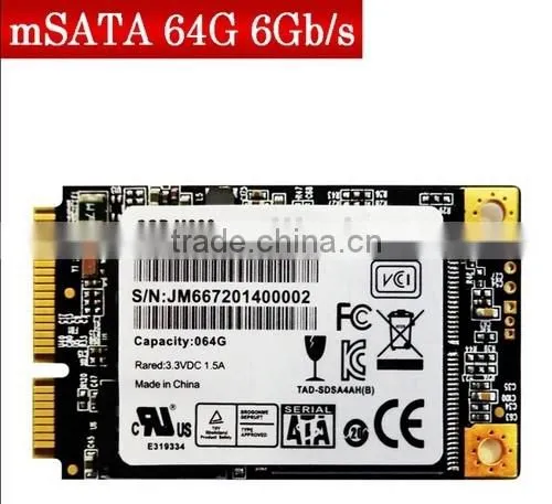 MLC SATAIII 6G 64gb solid state drive ssd hard drive