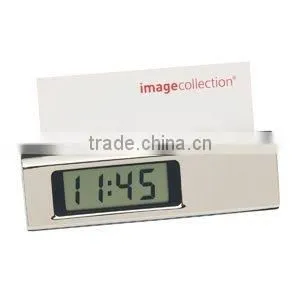 Promotion Desk&Office Gift,Promotional Business Card Holders,Card Holder Clock