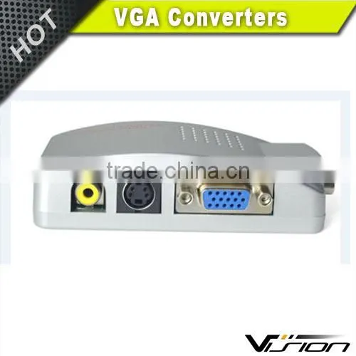 Computer PC Laptop to TV Converter Box- VGA to RCA S-Video Composite Adapter Switch photo-4