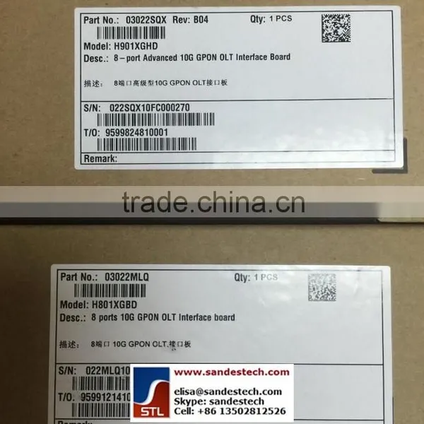 Huawei XGHD H901XGHD 03022SQX H901XGHD01 02311DHH 8-port Advanced 10G GPON OLT Board for Huawei MA5800-X7 MA5800-X17 Huawei OLT photo-2