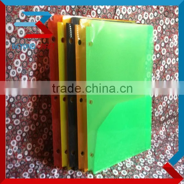 promotional gifts plastic folder L shape document folder 3 ring folder