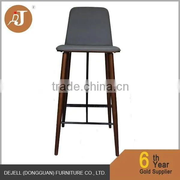 Modern Wood High Stool Living Room Chair