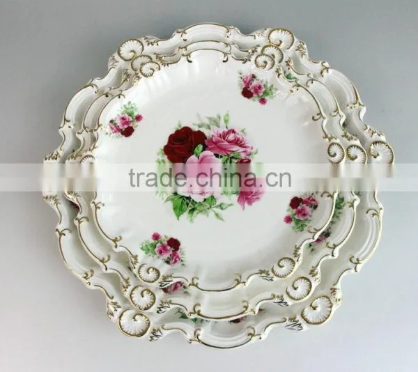 Various Certificates Ceramic Plate ,cheap Porcelain Plate With Custom Desgin,wholesale Plates Serving Dishes for Daily Used. photo-3
