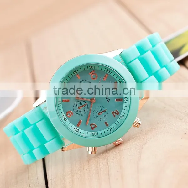 Fashion Wirstwatch,silicon Watch Bracelet,many Colors Available photo-2