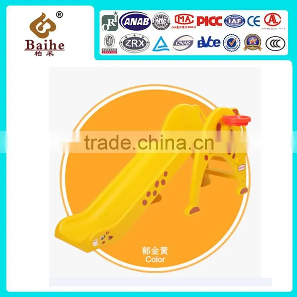 2016 Plastic Swing and Slide Combination Out Slide and Swing Combination Outdoor Playground Equipment