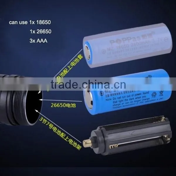 Wholesale Aluminum Waterproof 10w Led Flashlight Torch photo-2
