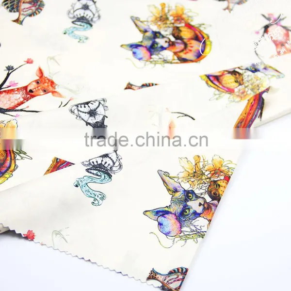 Beautiful Animal Printed Fabric for Fashion Garments Dasign photo-5