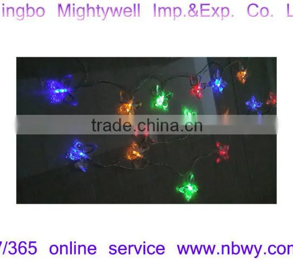 Butterfly LED Rope Light Twinkle Light Curtain Light Decorative Festival Party Event Accessory Solar Powered Striing Light photo-3