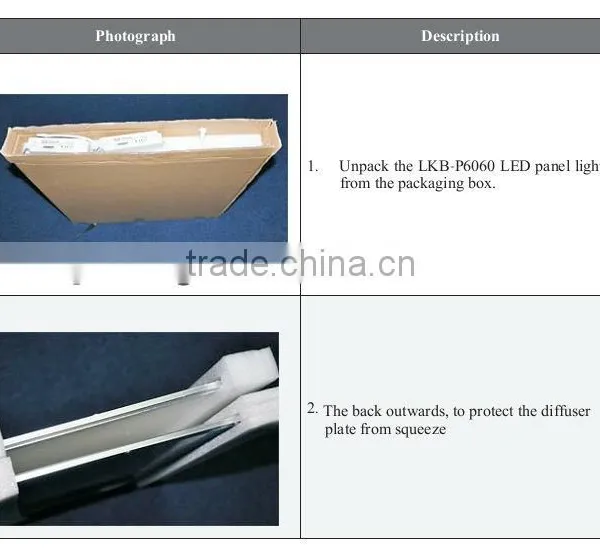 Square Led Ceiling Panel Light 600x600 photo-6