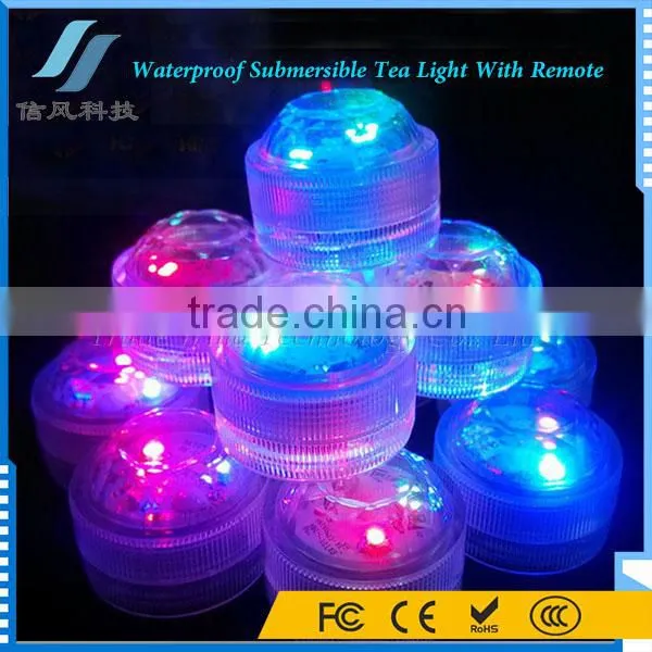 12Pcs Waterproof Submersible LED Tea Light photo-2