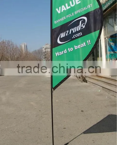New Design Outdoor/Indoor Advertising Customized Flags Flying Banner