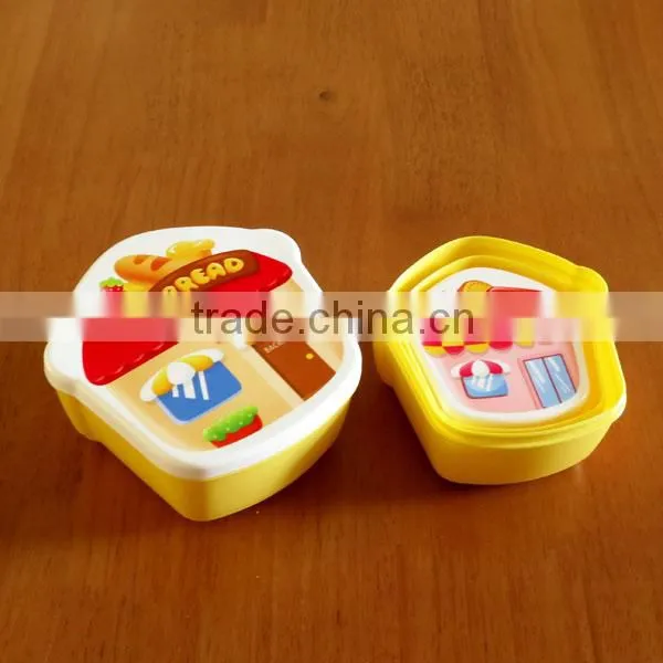 Gift Idea Cute Cartoon Kids Food Storage Container Set, Set of 4 photo-4