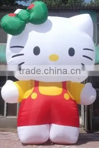 new cute Inflatable high cat cartoon