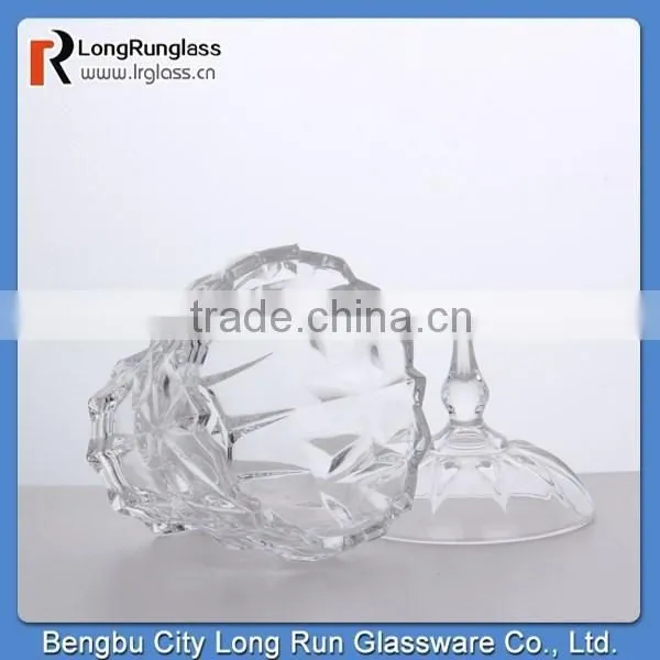 LongRun China Hot New Product for 2015 High White Glass Cup Candy Box,wedding Candy Box,clear Glass Candy Box photo-4