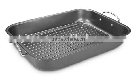 baking pan with rack, ovenware, roaster pan and roasting pan