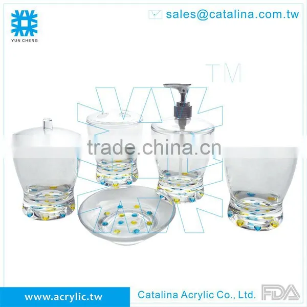 3D Bubble Pattern Tumbler, Mug Cups Acrylic Bathroom Accessories photo-6