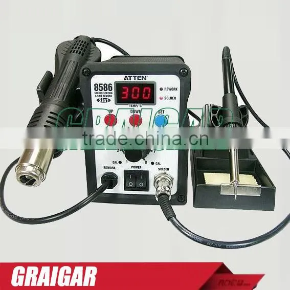 ATTEN AT8586 2 in 1 Advanced Hot Air Soldering Station,750W SMD Rework Station