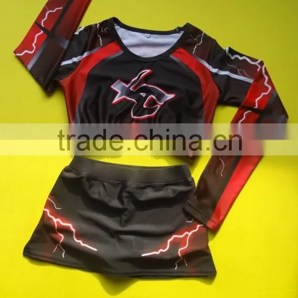 Hot Sexy Girls Cheerleader Costume Uniform All Sublimation Wholesale for Adult photo-3