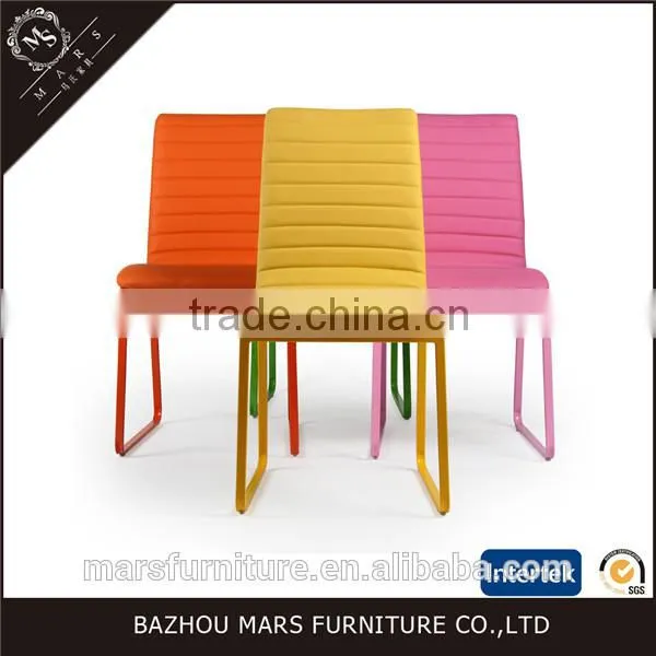 Metal Leather Modern Bar pu Chair for Sale photo-2
