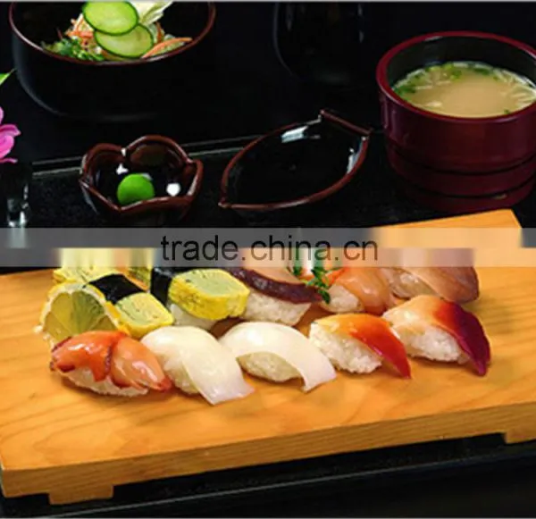 Pine Wood Sushi Tray,sushi Plate,Japanese Sushi Tray photo-2