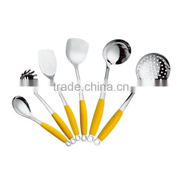 2015 High Quality Cutlery Kitchenware With Silica Gel Handle Korean Kitchen Tools/modern Kitchen Designs 7PCS/SET S34