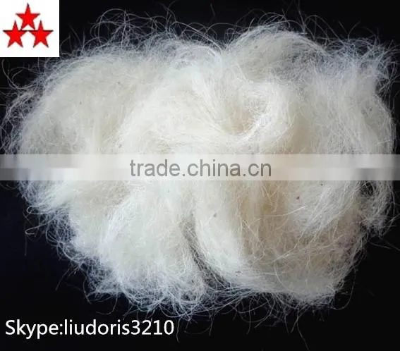 Cheapest !!!!!!!!Scoured Fine White Dyed Wool Noils for FELT photo-2