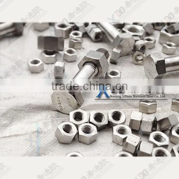 Alloy 601. Alloy625. Alloy600 Stainless Steel Fastener Din931 Hex Bolts Alloy718. Alloy925 photo-4