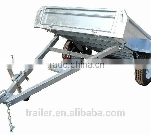 8x5 Hot Dipped Galvanized Chequer Plate Fully Welded Box Trailers Heavty Duty Trailer Farm Trailers photo-2