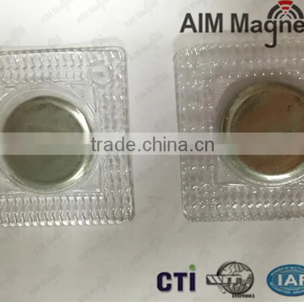 Neodymium Round Pvc Clothing Magnet photo-2