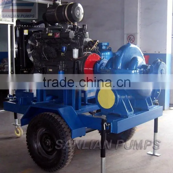 Split Case Pump Trailer With Diesel