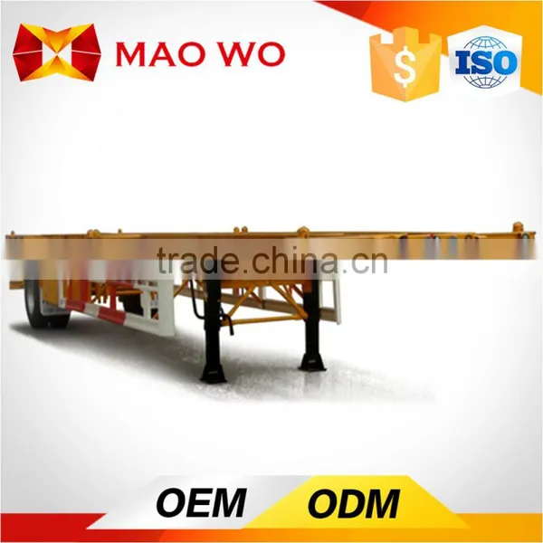 High Quality 40ft Tri-axle Container Skeletal Trailer photo-3