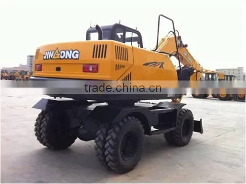 Chinese Construction Machine JGM909 Wheeled Excavator photo-2